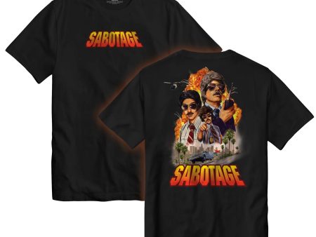 Beastie Boys Sabotage Tshirt Hot on Sale