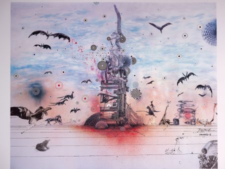 Ralph Steadman and Mars-1  Dystopia With a Glimmer of Hope  Collaboration Sale