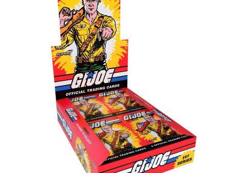 G.I. Joe Trading Cards - Series 1 - Flats Containing 24 Wax Packs on Sale