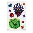 Dungeons and Dragons - XL Temporary Tattoos Set Online