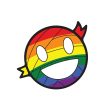 Super7 Die Cut Sticker - Rainbow Mummy Boy For Cheap