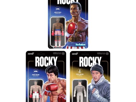 Rocky ReAction Figures Wave 2 - Set of 3 Hot on Sale