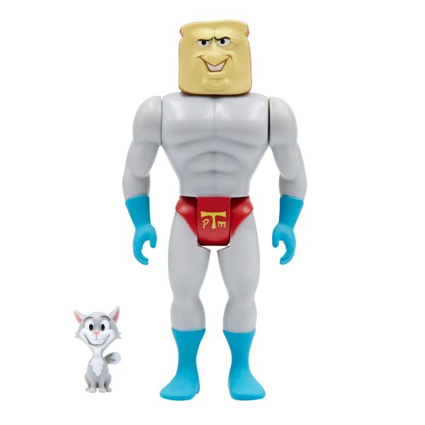 Ren & Stimpy ReAction Figure Wave 1 - Powdered Toast Man on Sale