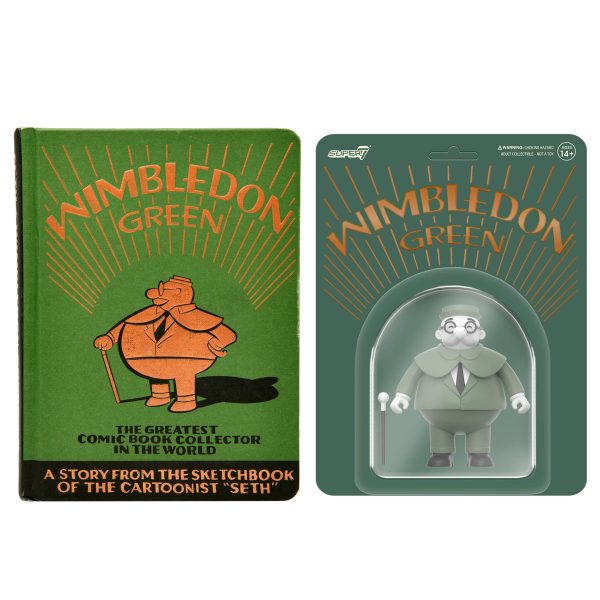 Wimbledon Green ReAction Figure Wave 1 - Book and Figure Fashion