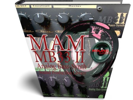 MaM MB33 mkII -KING of German Analog Bass - Large unique original WAVE Samples Studio Library Fashion