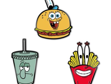 SpongeBob SquarePants - Krusty Krab Meal Pin Set Sale