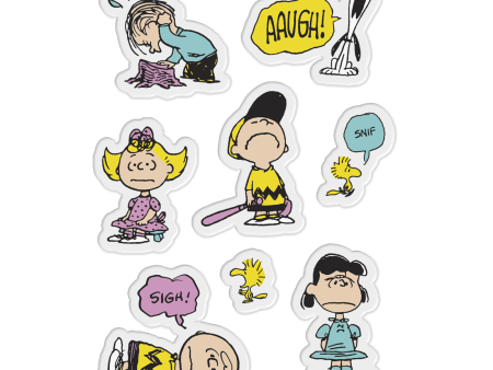 Peanuts Puffy Stickers - Set For Sale