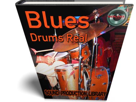 BLUES DRUMS Real - Large original WAVE samples loops grooves studio library For Cheap