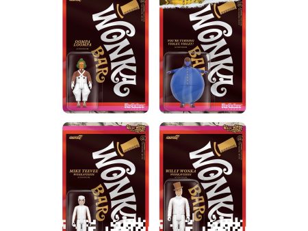 Willy Wonka & The Chocolate Factory ReAction Wave 3 - Set of 4 Figures Cheap