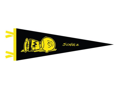 Peanuts Pennant - Laying Down Charlie Brown Online