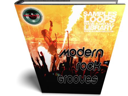 Modern Rock Grooves - Large original WAVE Samples Loops Library on Sale