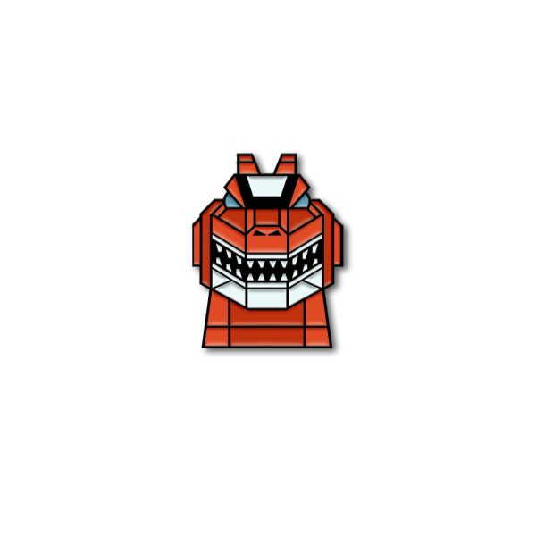 Mighty Morphin Power Rangers Enamel Pin - T-Rex Zord For Discount