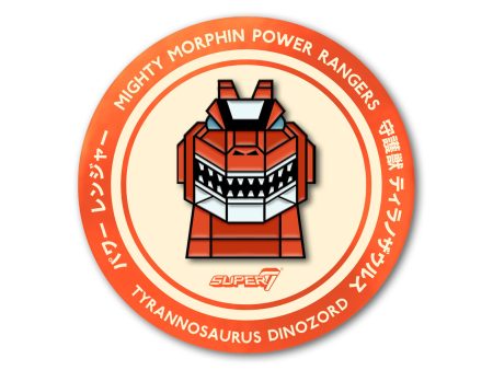 Mighty Morphin Power Rangers Enamel Pin - T-Rex Zord For Discount